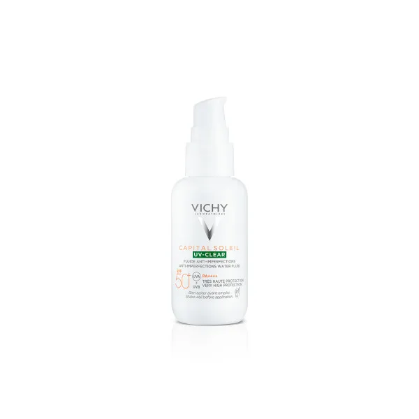 Vichy Capital Soleil UV-Clear fluid przeciw niedoskonałościom SPF 50+, 40 ml 