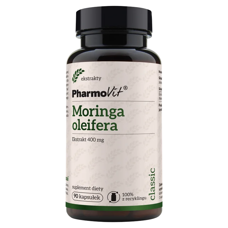 Moringa oleifera Pharmovit, suplement diety, 90 kapsułek