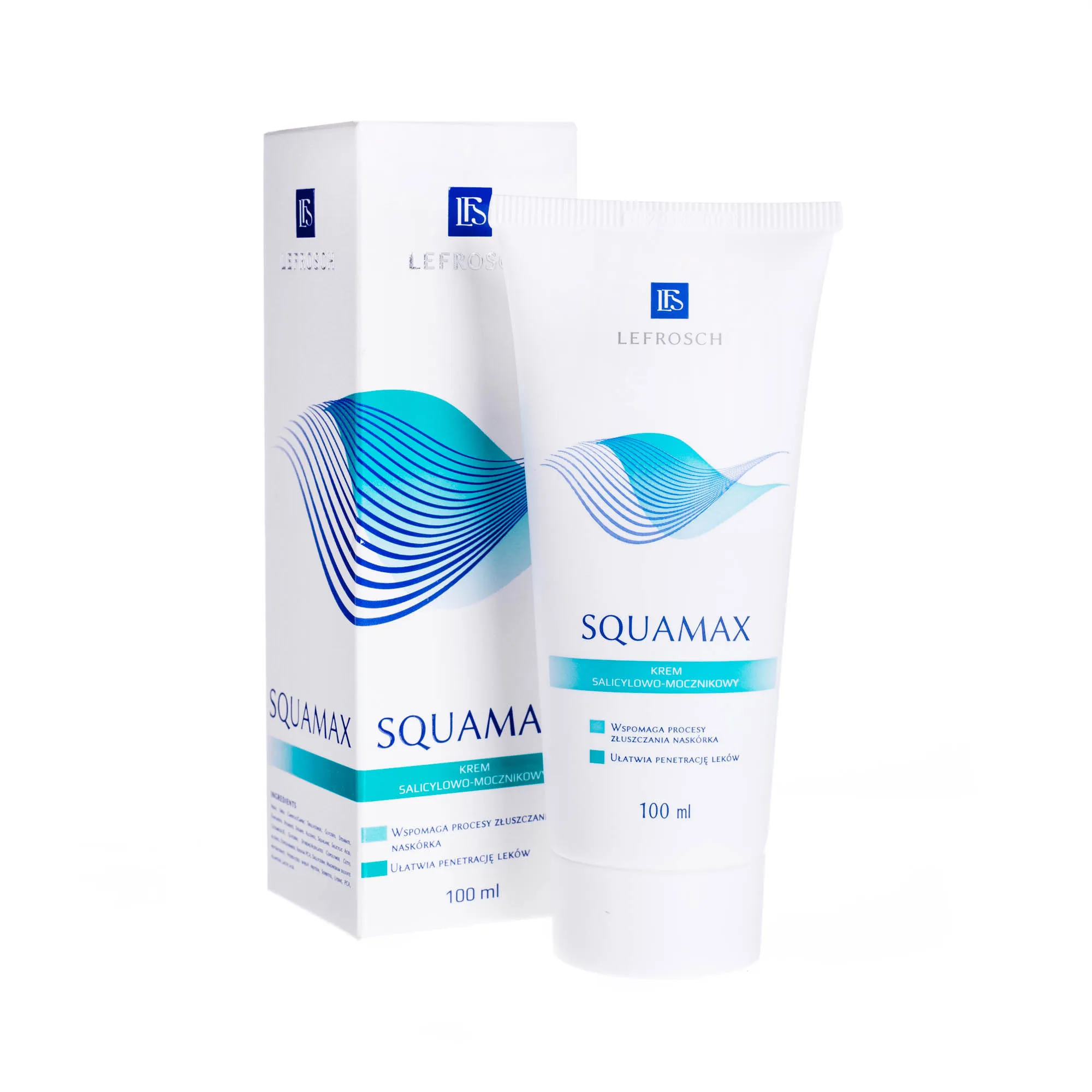 Squamax, krem salicylowo-mocznikowy do stosowania na gładką skórę, 100ml 