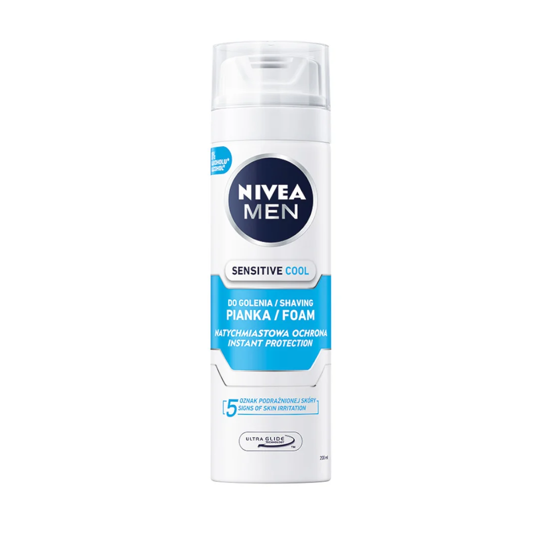 Nivea Men Sensitive chłodząca pianka do golenia, 200 ml