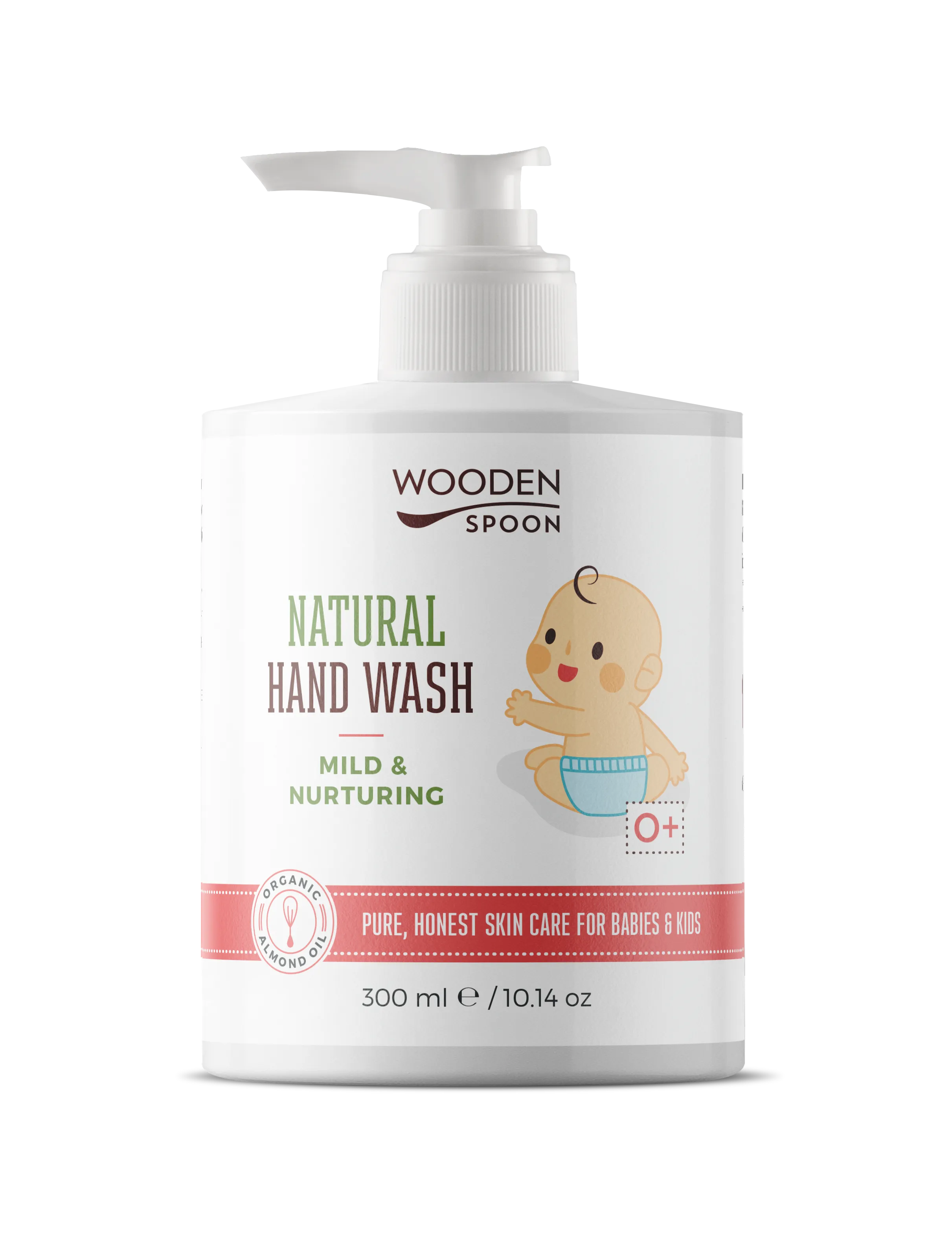 Wooden Spoon naturalny płyn do mycia rąk dla dzieci i niemowląt, 300ml