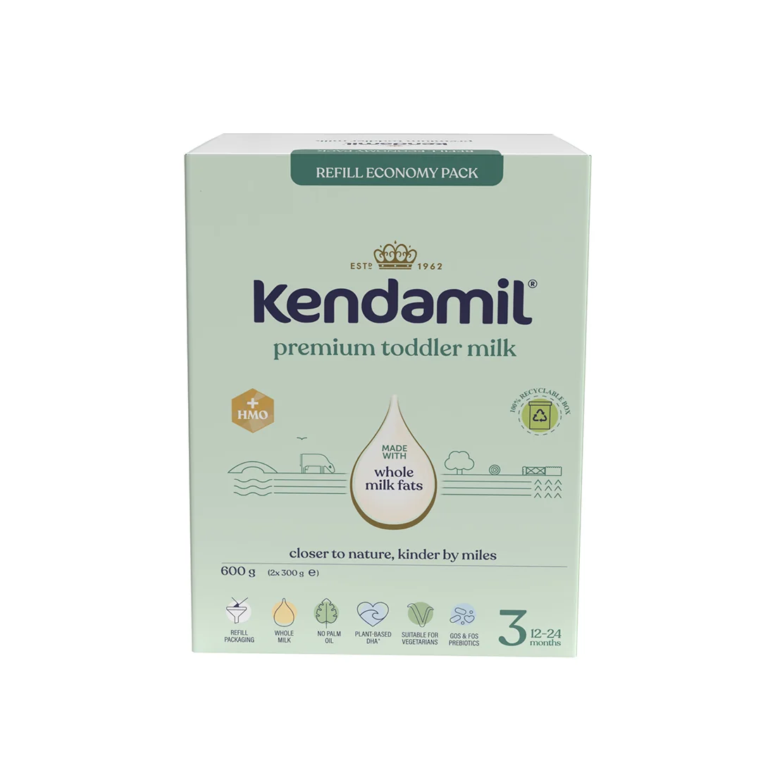 Kendamil Premium Box 3 mleko junior po 12. miesiącu życia, 600 g