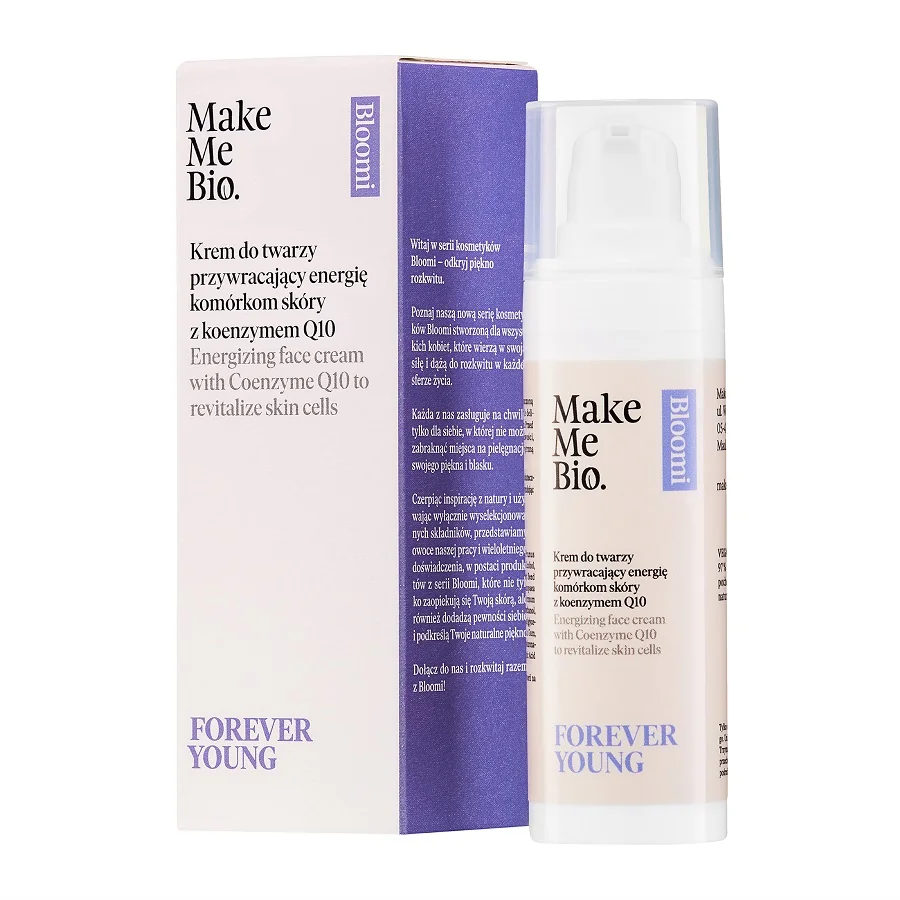 Make Me Bio Forever Young krem do twarzy przywracający energię komórkom skóry z koenzymem Q10, 30 ml