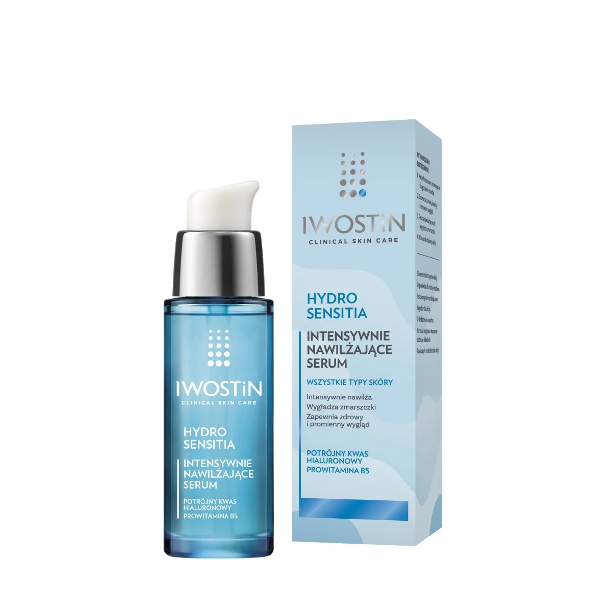 Iwostin Hydro Sensitia, serum intensywnie nawilżające, 30 ml