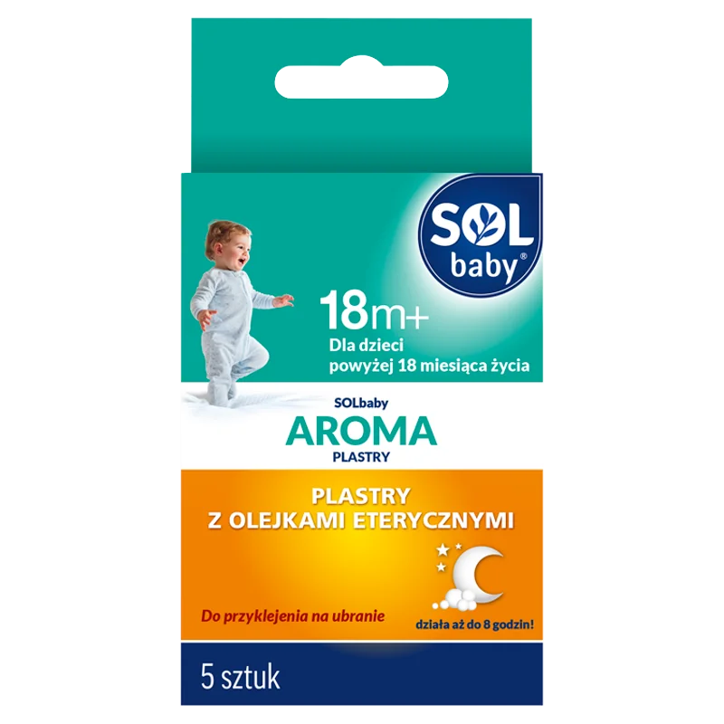 Solbaby Aroma, plastry z olejkami eterycznymi, 5 sztuk