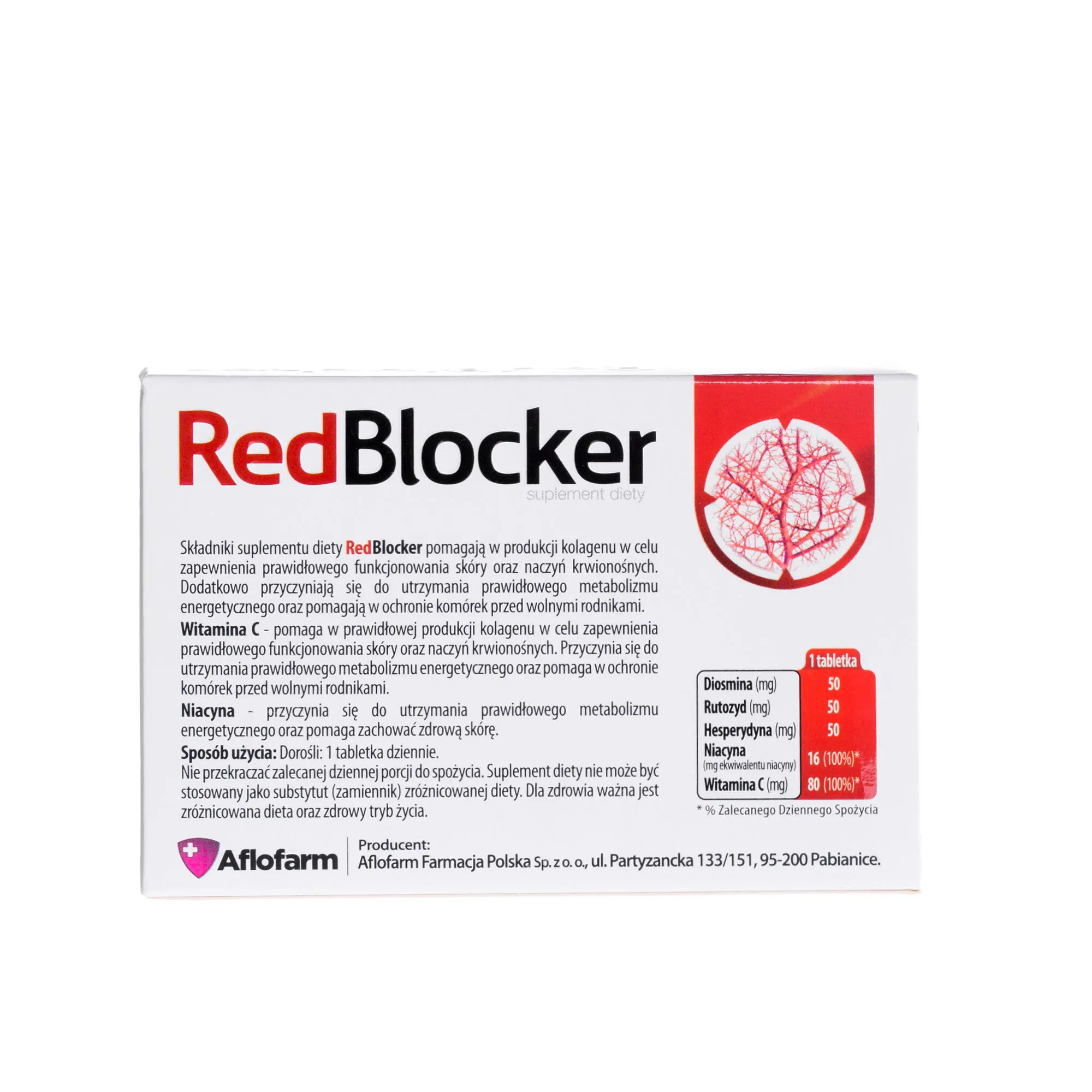 RedBlocker, suplement diety, 30 tabletek 