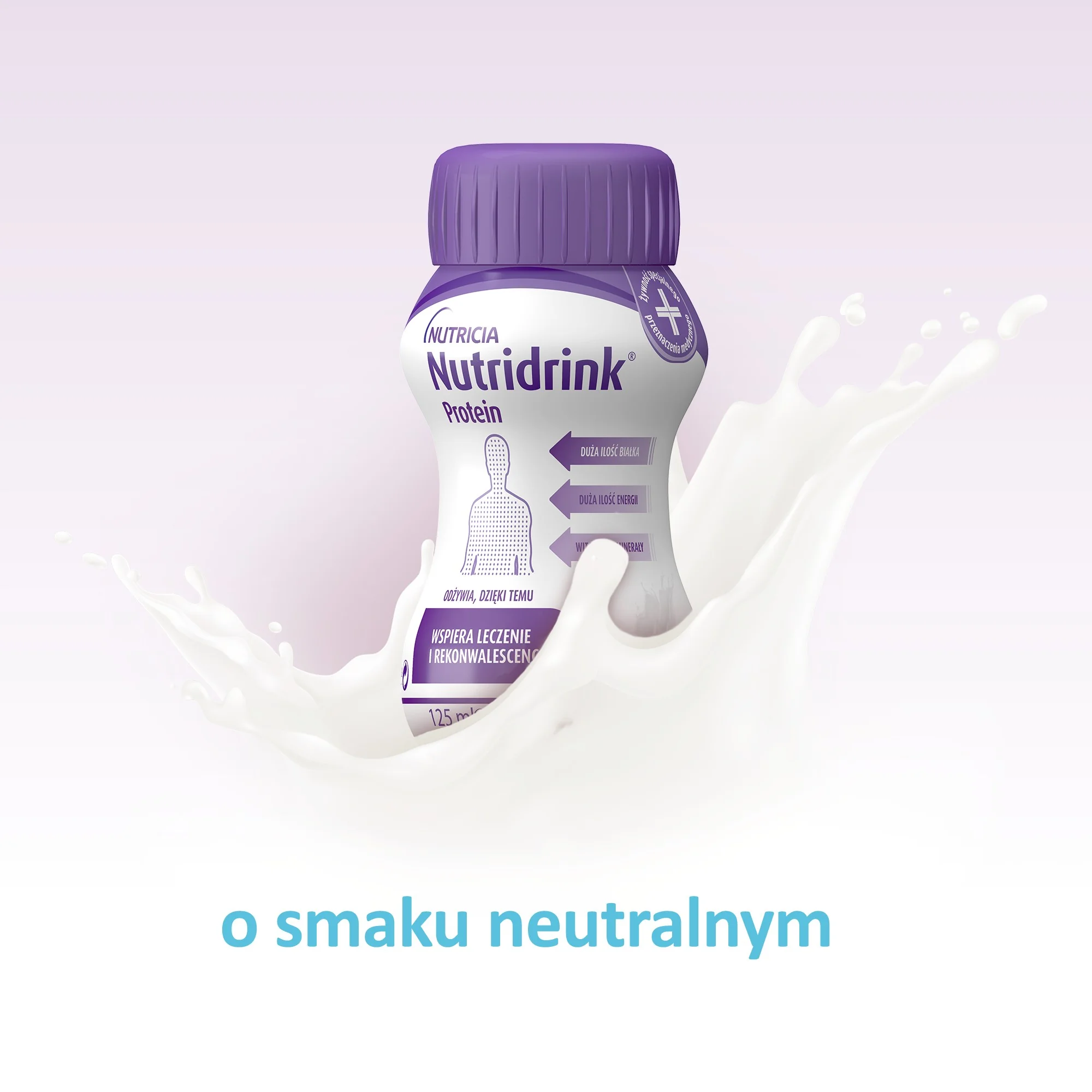 Nutridrink Protein, o smaku neutralnym, 4x125 ml