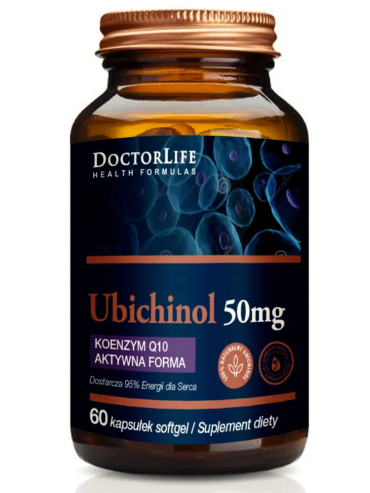 Doctor Life Ubichinol 50 mg Koenzym Q10 aktywny, 60 kapsułek