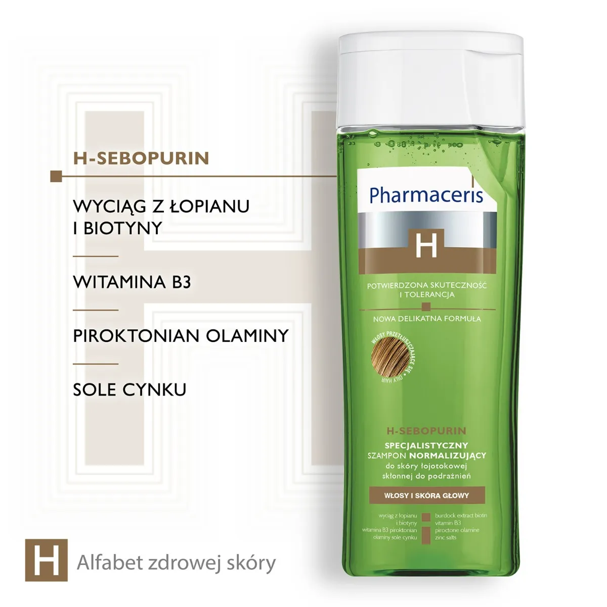 Pharmaceris H-Sebopurin, specjalistyczny szampon do włosów, 250 ml 