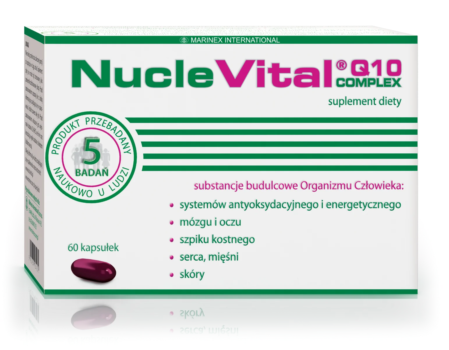 Nuclevital Q10 Complex, suplement diety, 60 kapsułek