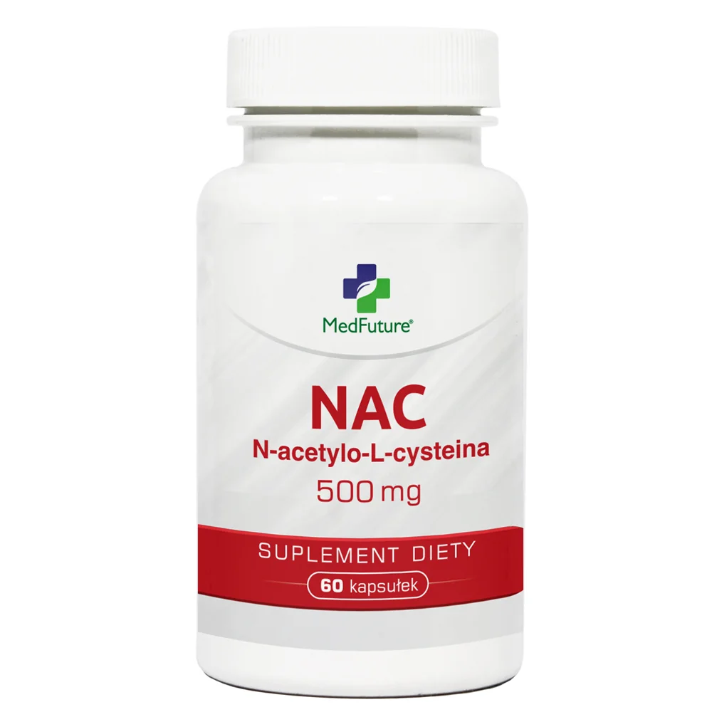 MedFuture NAC N-acetylo-L-cysteina 500 mg 60 kapsułek