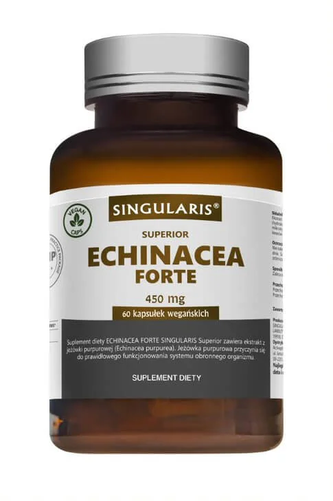 Echinacea Forte Superior 450mg, suplement diety, 60 kapsułek