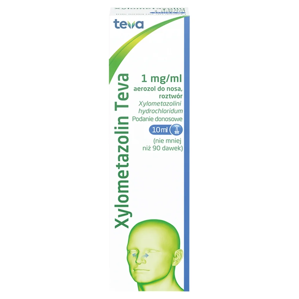 Xylometazolin Teva, 1mg/ml, 10 ml