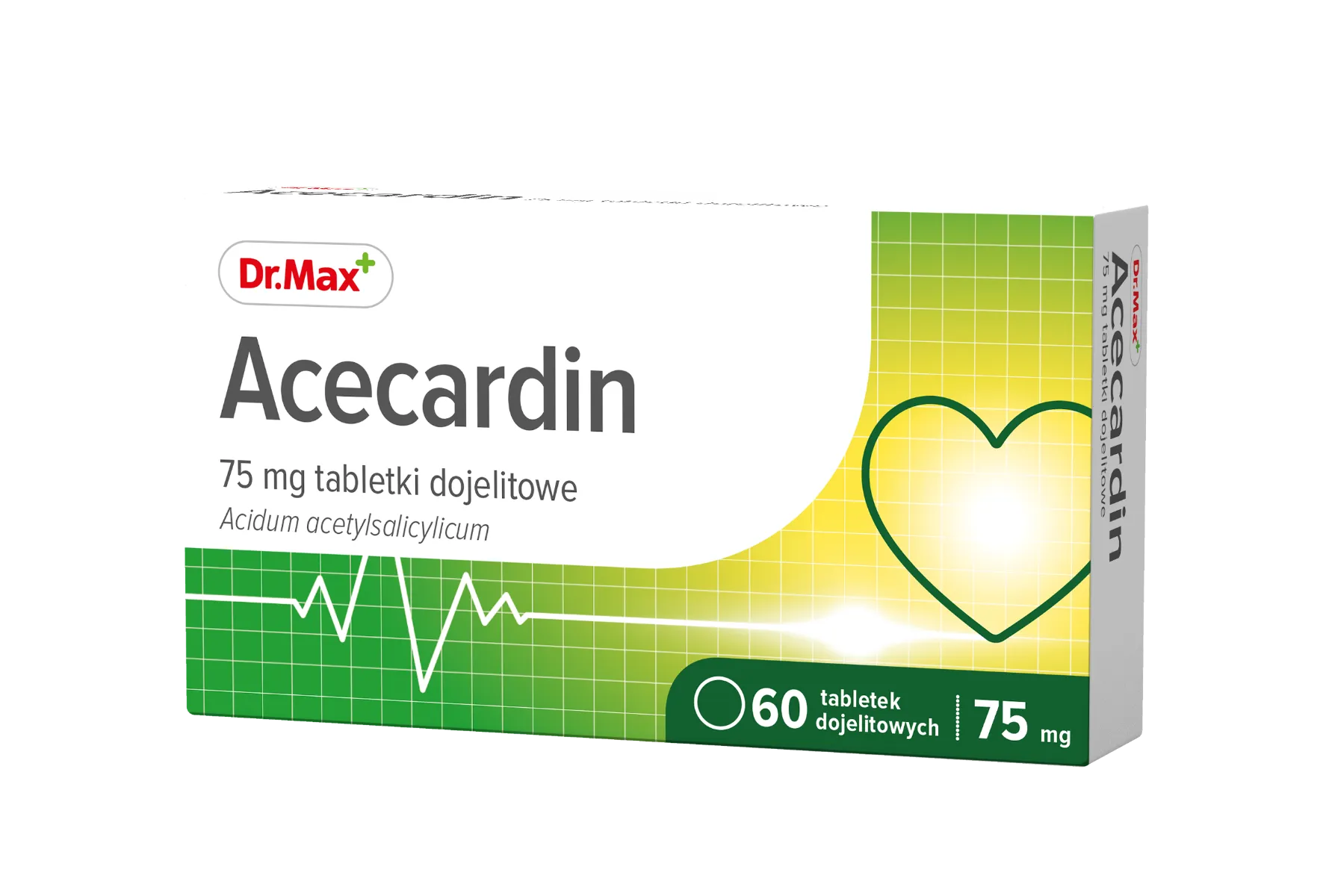 Acecardin, 75 mg, 60 tabletek dojelitowych