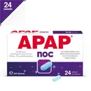 APAP Noc - lek przeciwbólowy, przeciwgorączkowy ułatwiający zasypianie, 24 tabletki powlekane