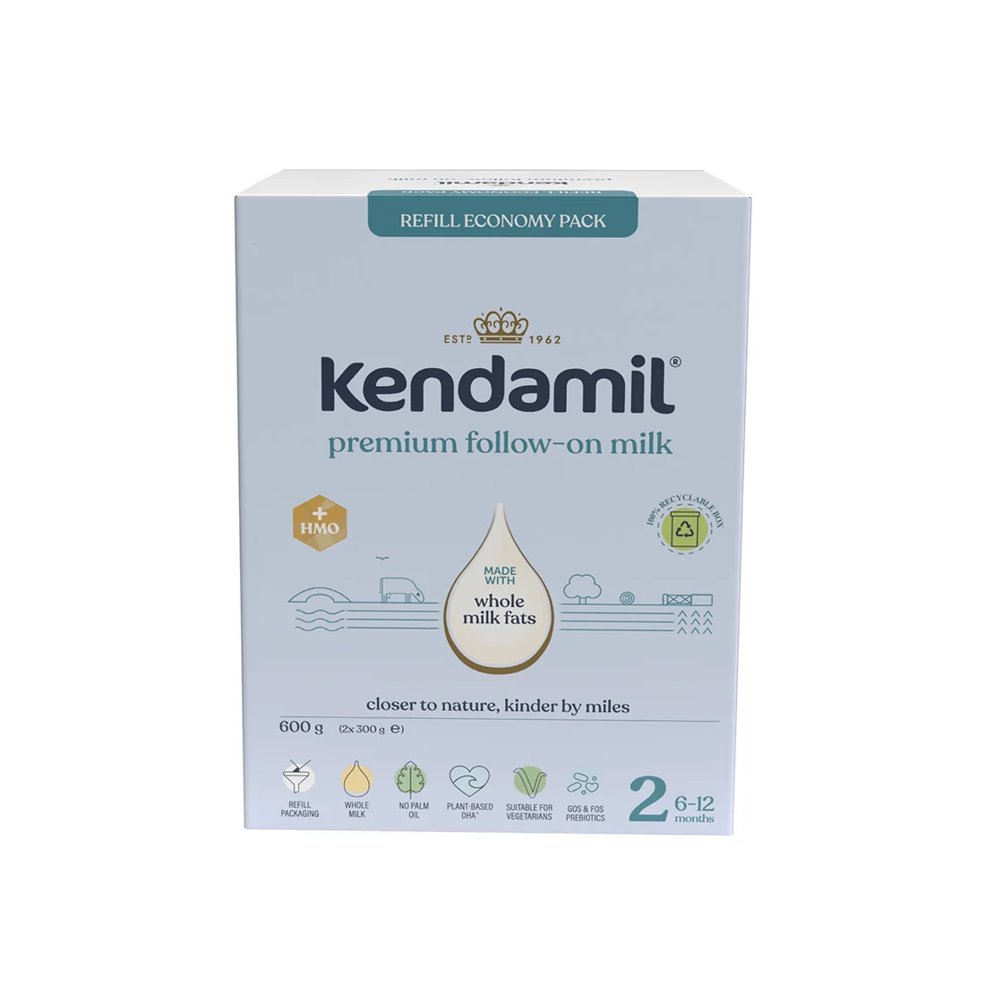 Kendamil Premium Box 2 mleko następne po 6. miesiącu życia, 600 g