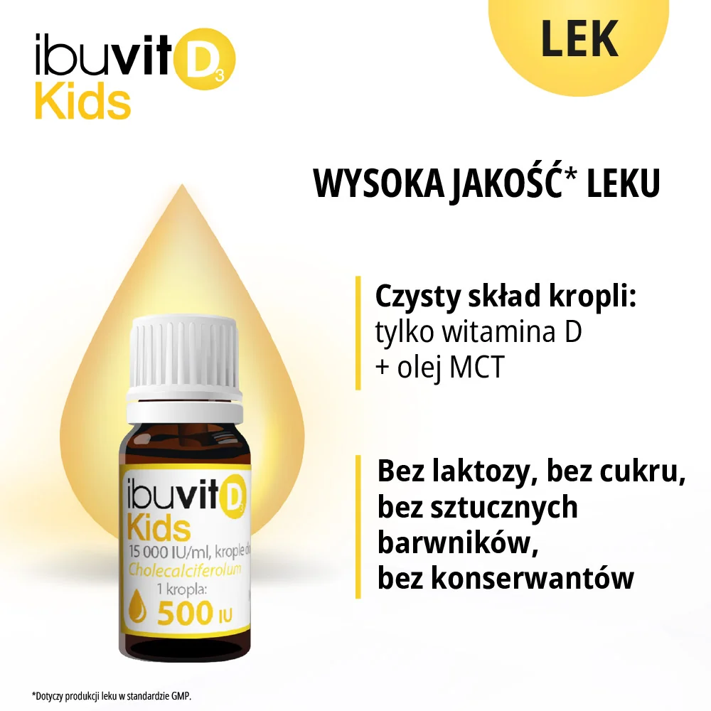 Ibuvit D3 Kids 15 000 IU/ml, krople doustne, 10 ml