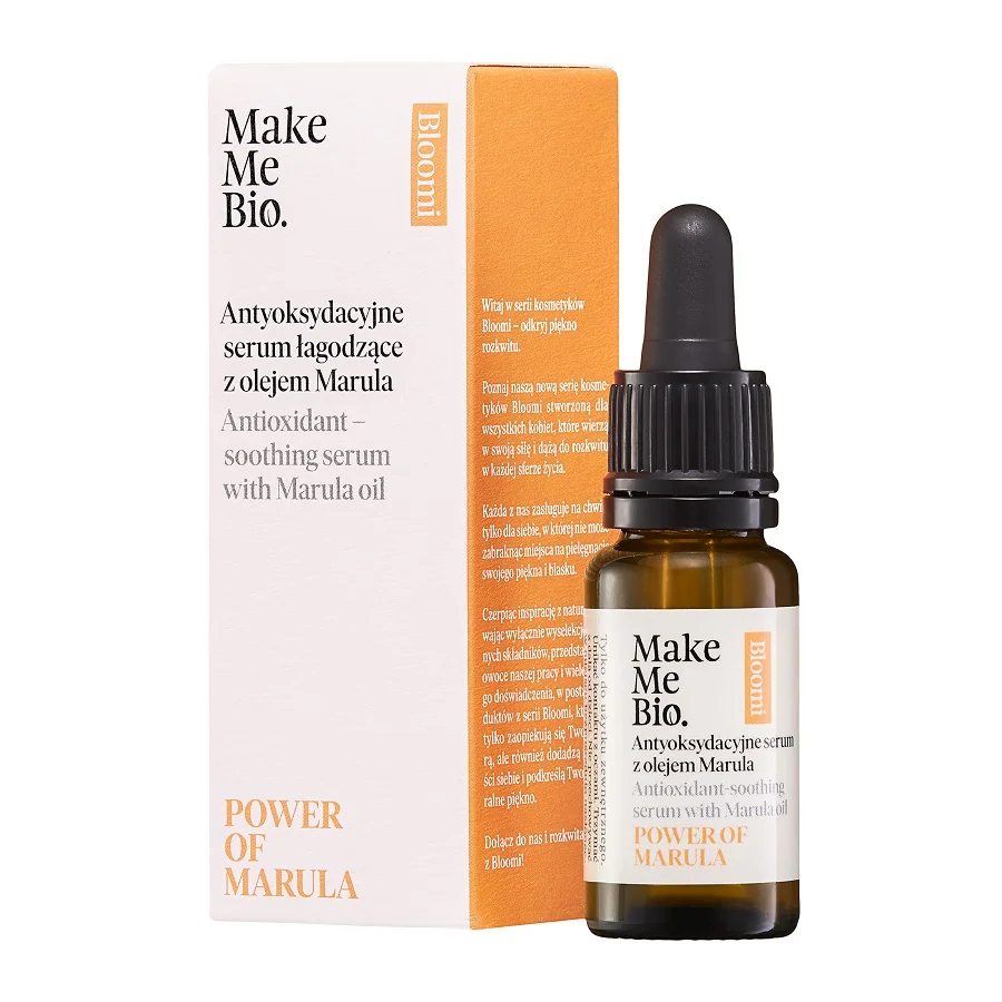 Make Me Bio Bloomi Power Of Marula serum antyoksydacyjne, łagodzące z olejem marula, 15 ml