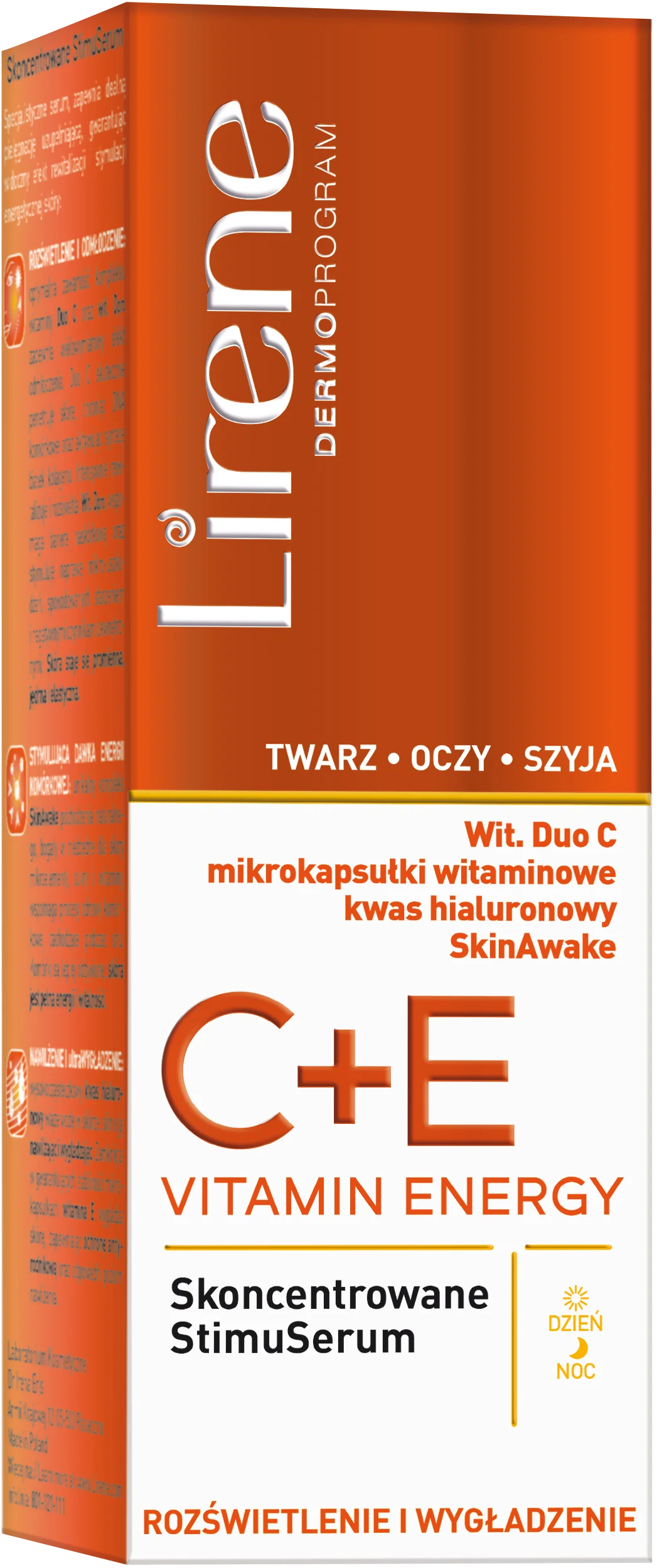 Lirene C+E VITAMIN ENERGY, skoncentrowane StimuSerum, 30 ml