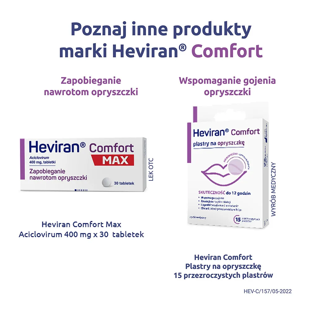 Heviran Comfort, 200 mg, 25 tabletek 