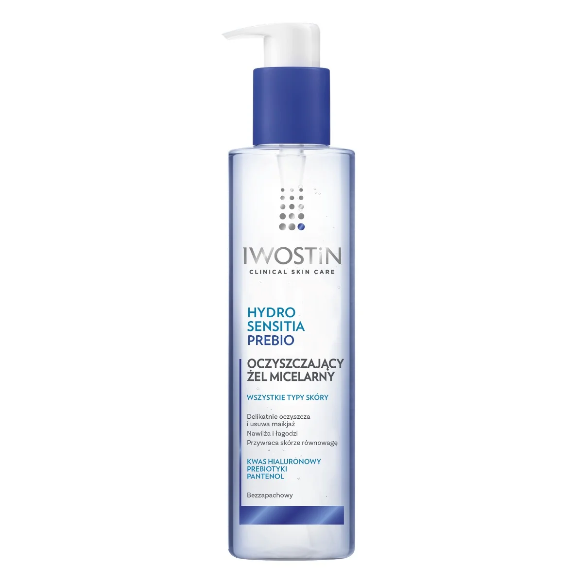 Iwostin Hydro Sensitia Prebio oczyszczający żel micelarny, 200 ml