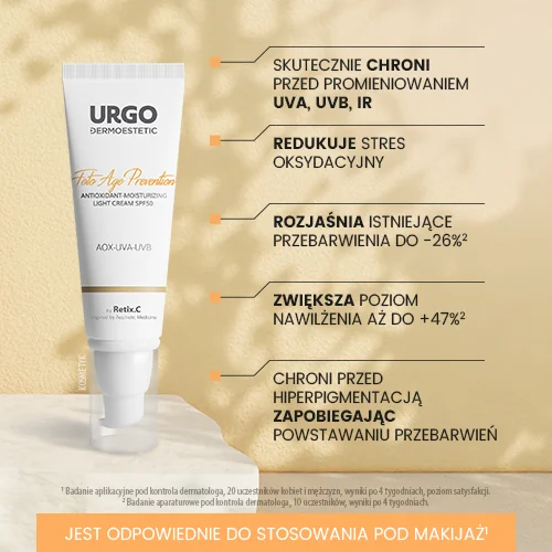 Urgo Dermoestetic Foto Age Preven SPF 50, 45 ml 