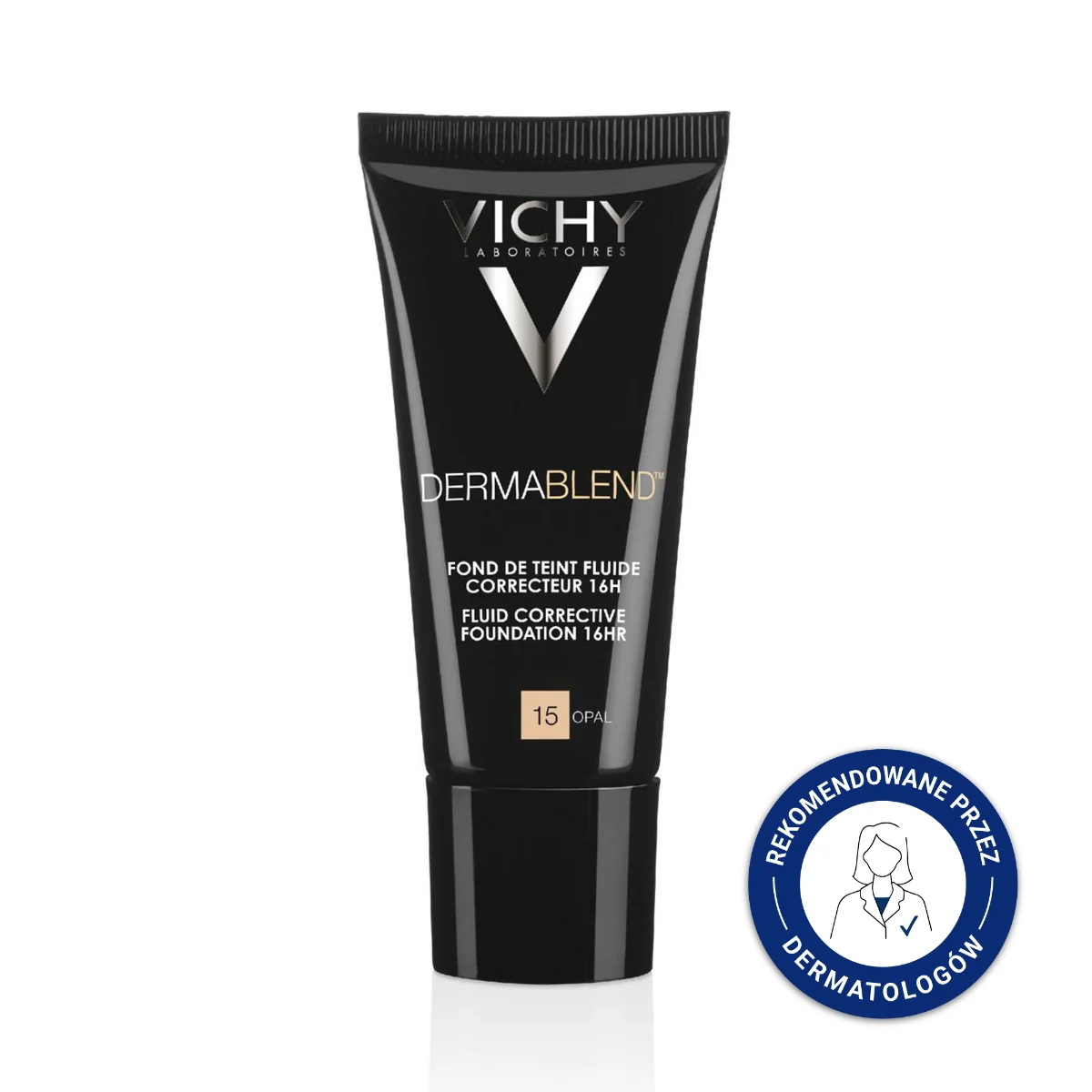 Vichy Dermablend, fluid korygujący 16 h trwałość SPF 35, 15 Opal, 30 ml