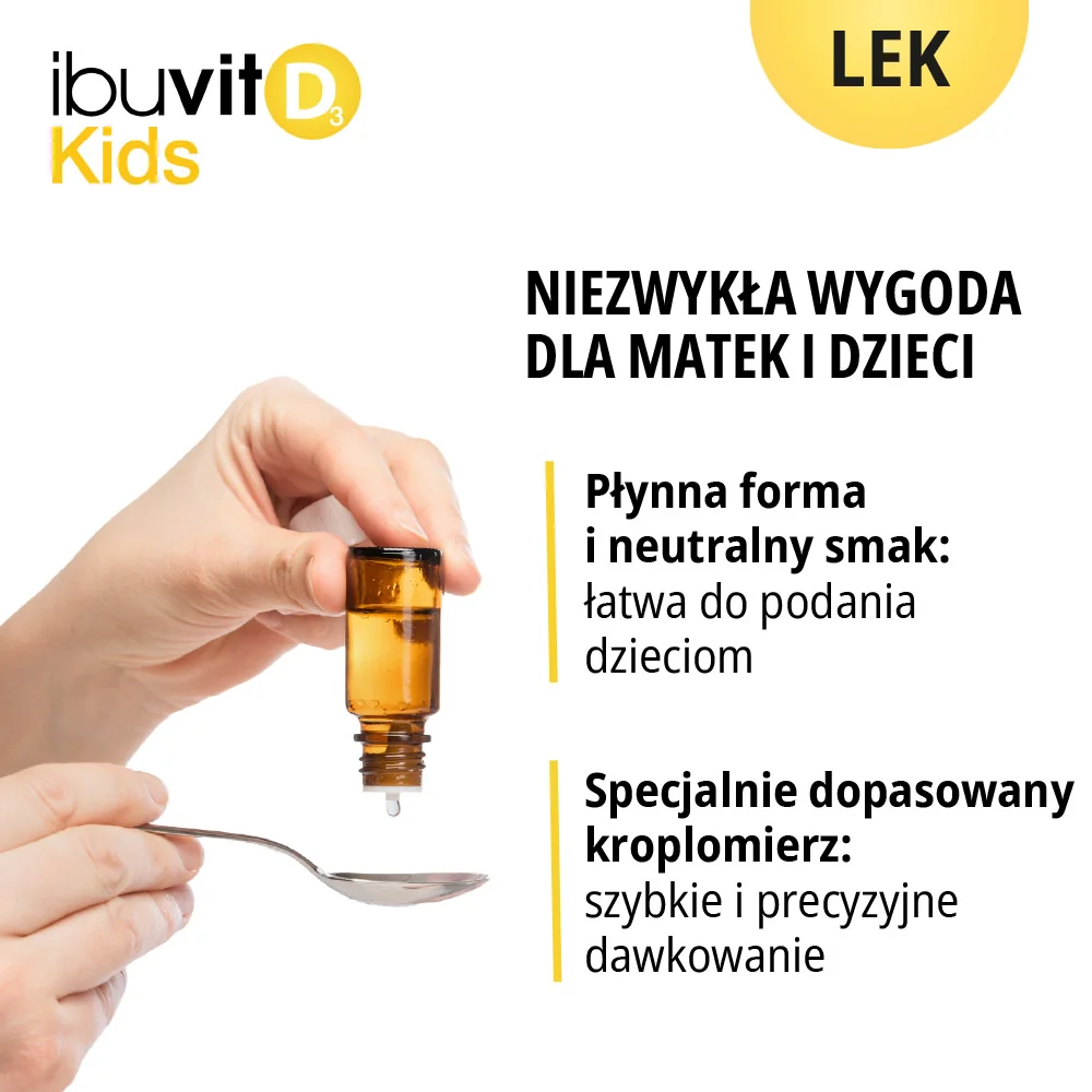 Ibuvit D3 Kids 15 000 IU/ml, krople doustne, 10 ml