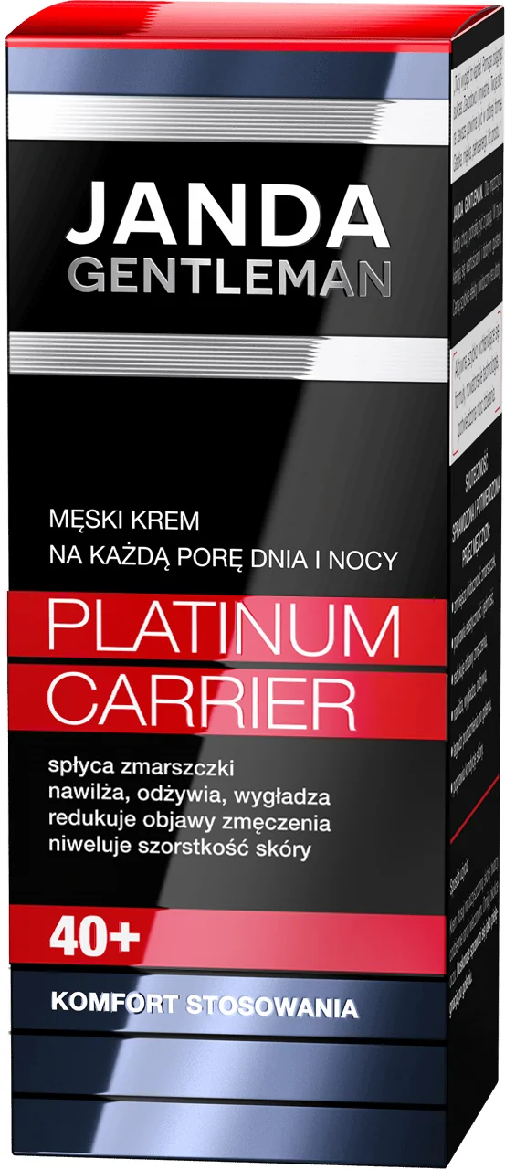 JANDA GENTLEMAN Platinum Carrier 40+ Krem dzień/noc, 50ml