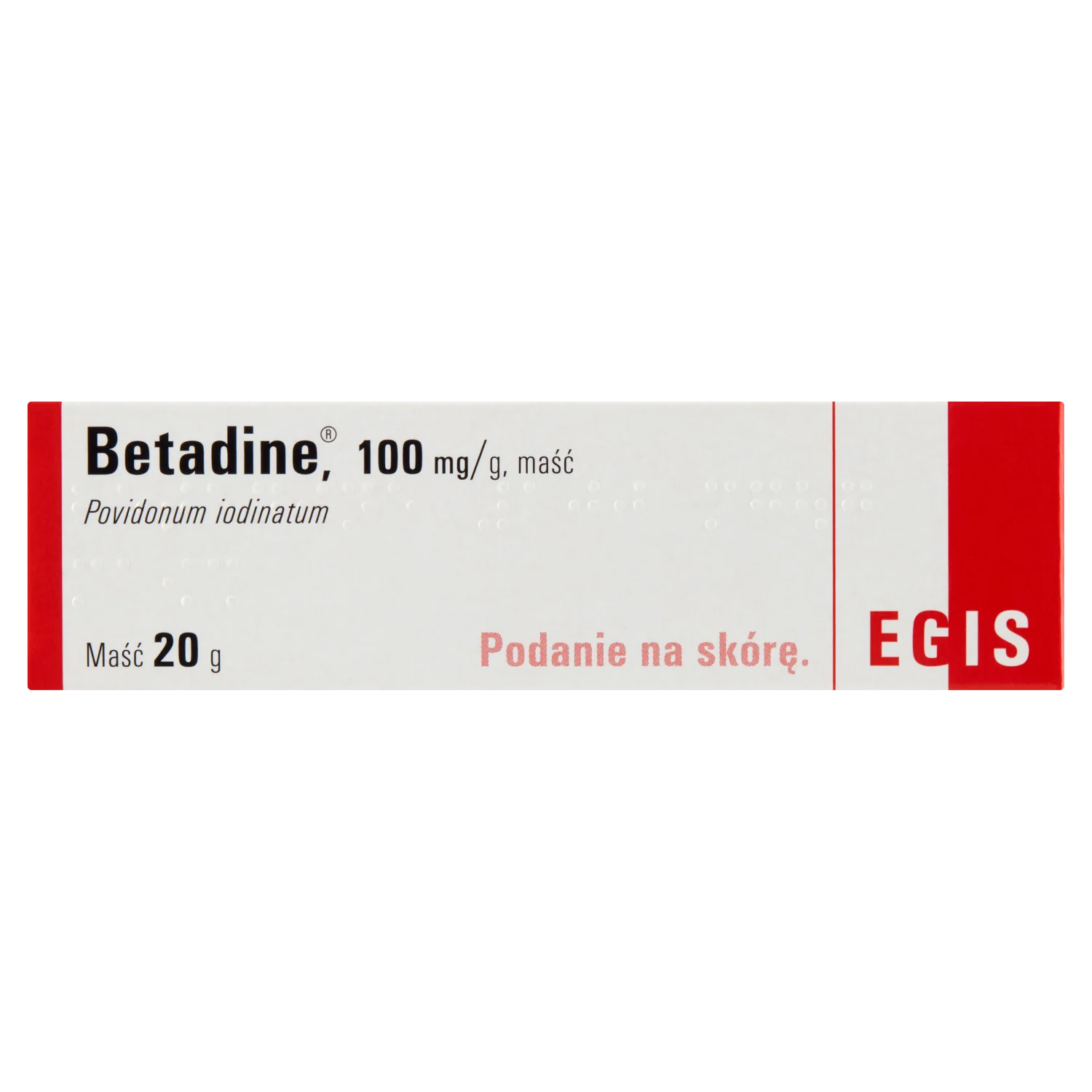 Betadine, 100 mg /g, maść, 20 g