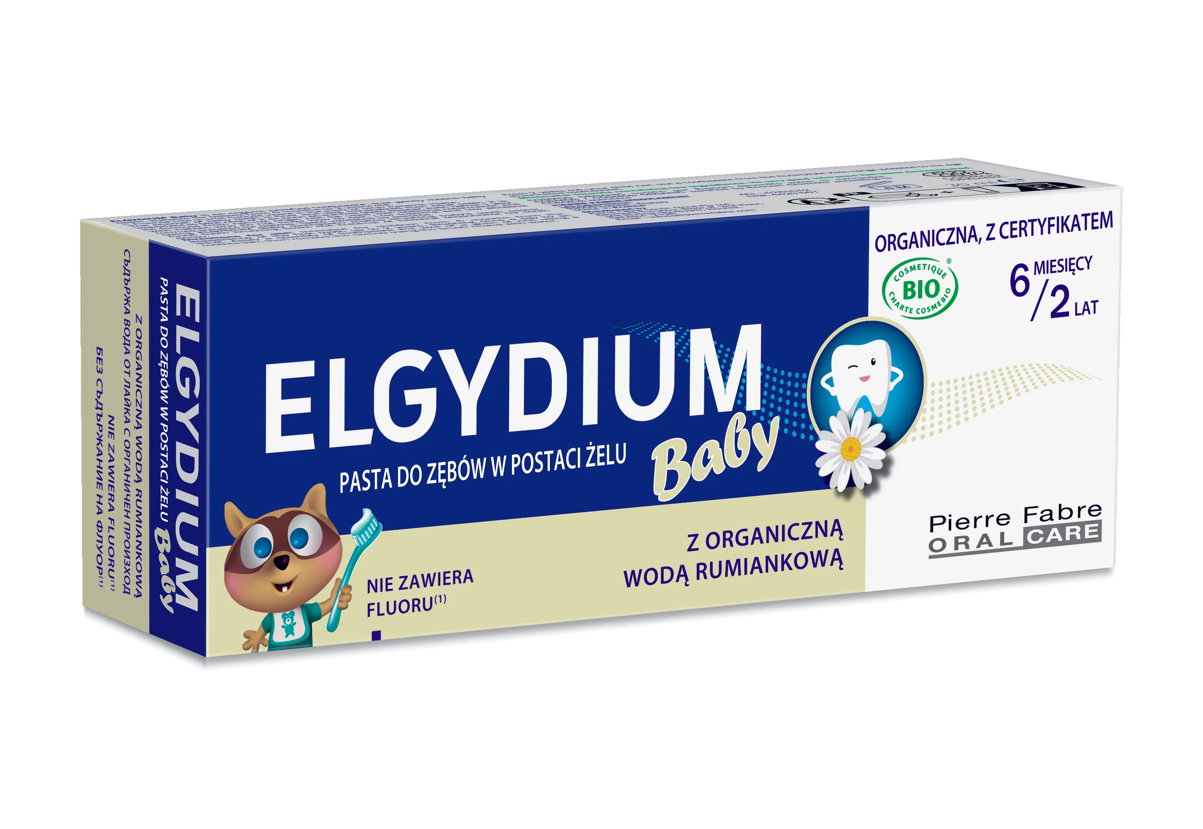 Elgydium Baby, pasta do zębów w żelu dla dzieci 6 m+, 30 ml