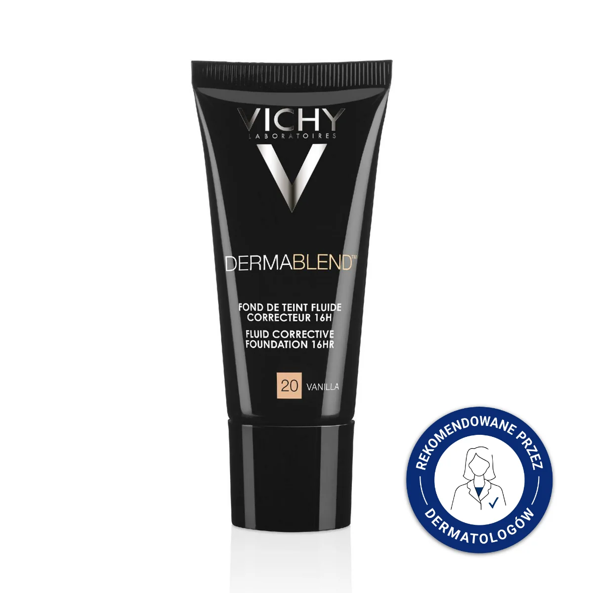 Vichy Dermablend, fluid korygujący 16 h, SPF 35, 20 Vanilla, 30 ml