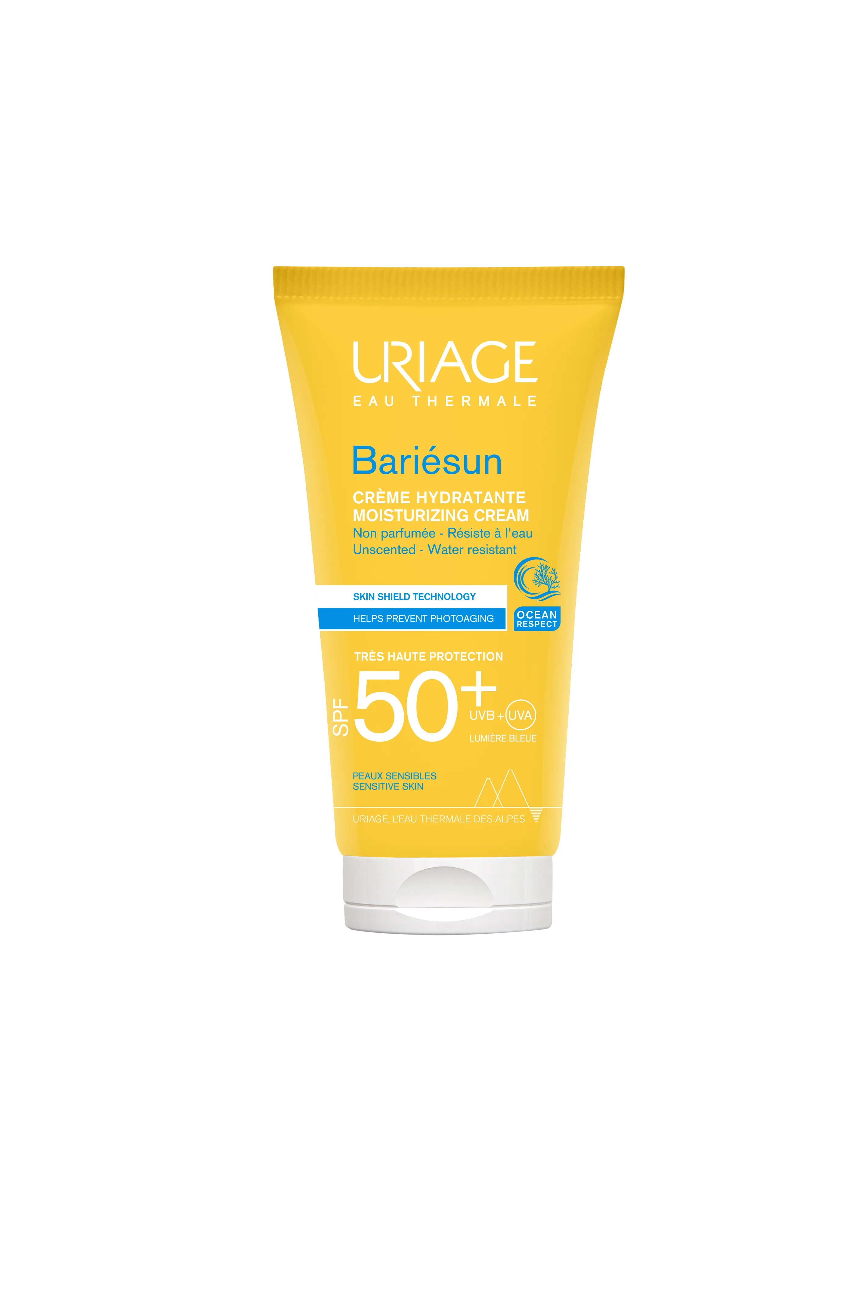 Uriage Bariesun Nawilżający krem do skóry wrażliwej SPF50+, 50 ml