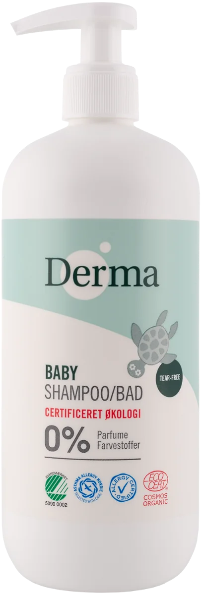 Derma Eco Baby, szampon i mydło do kąpieli, 500 ml