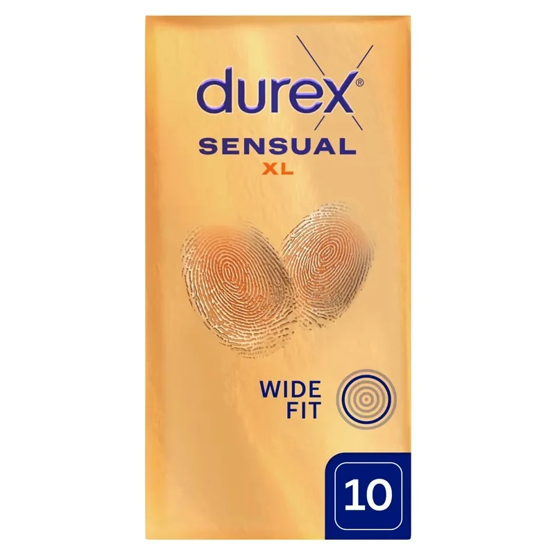 Durex Sensual Slim prezerwatywy super cienkie, 10 szt.