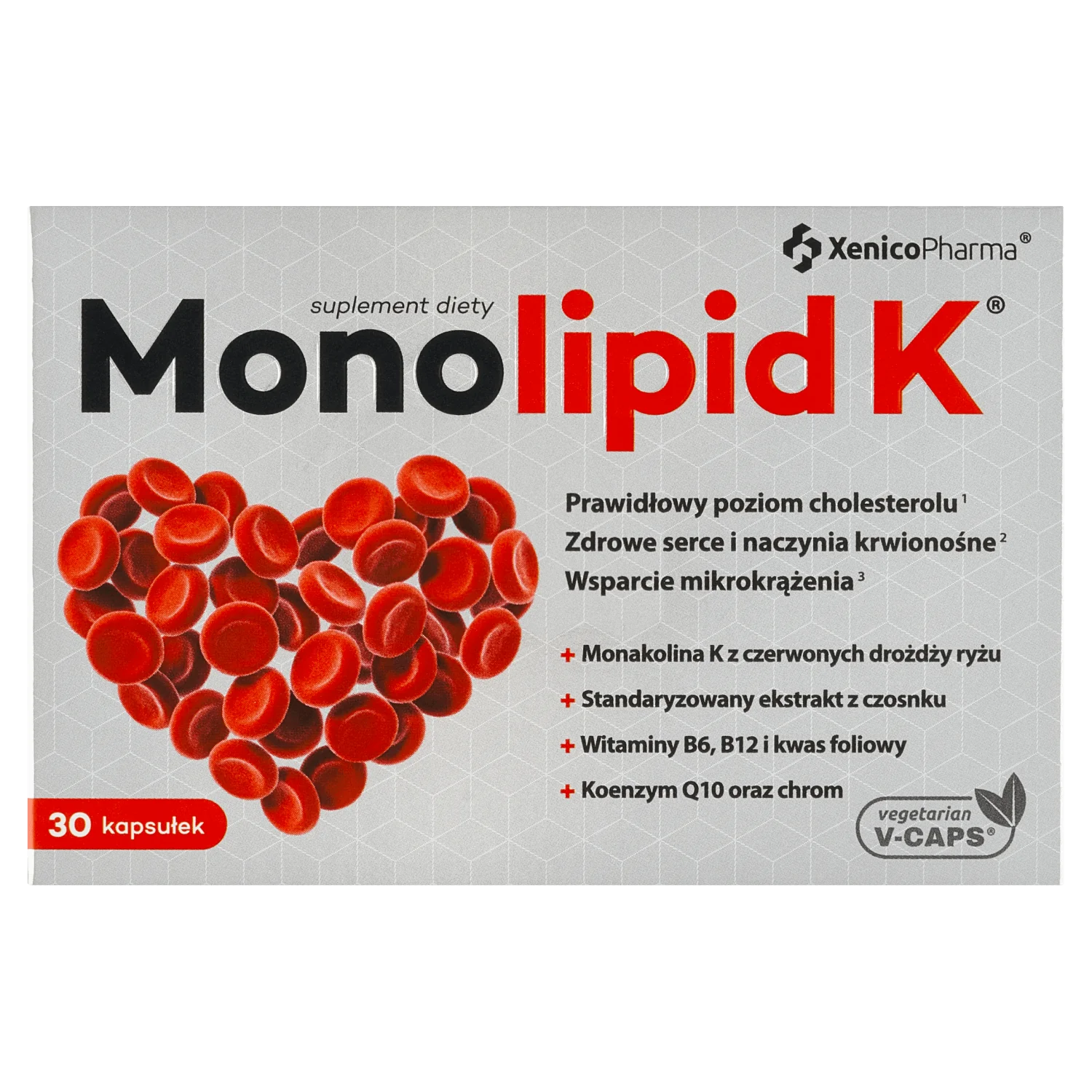 Monolipid K suplement diety, 30 kapsułek