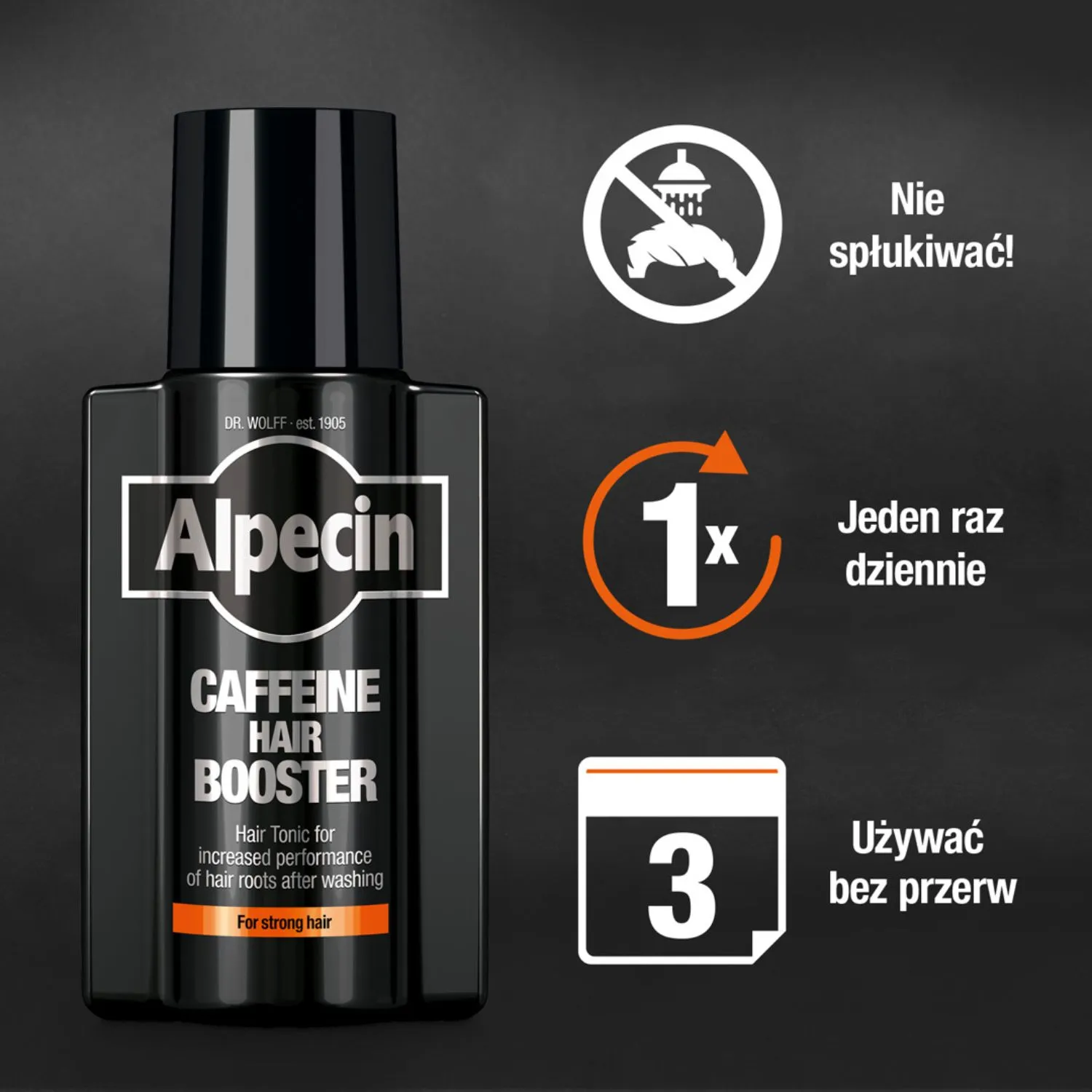 Alpecin Coffein Hair Booster serum dla mężczyzn, 200 ml 