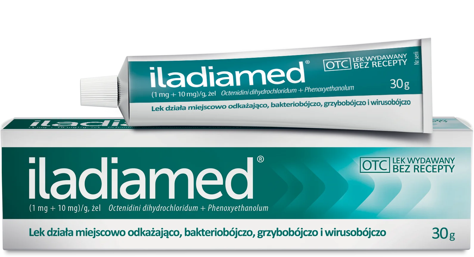 Iladiamed, (1mg+0,01g)/g, żel, 30 g