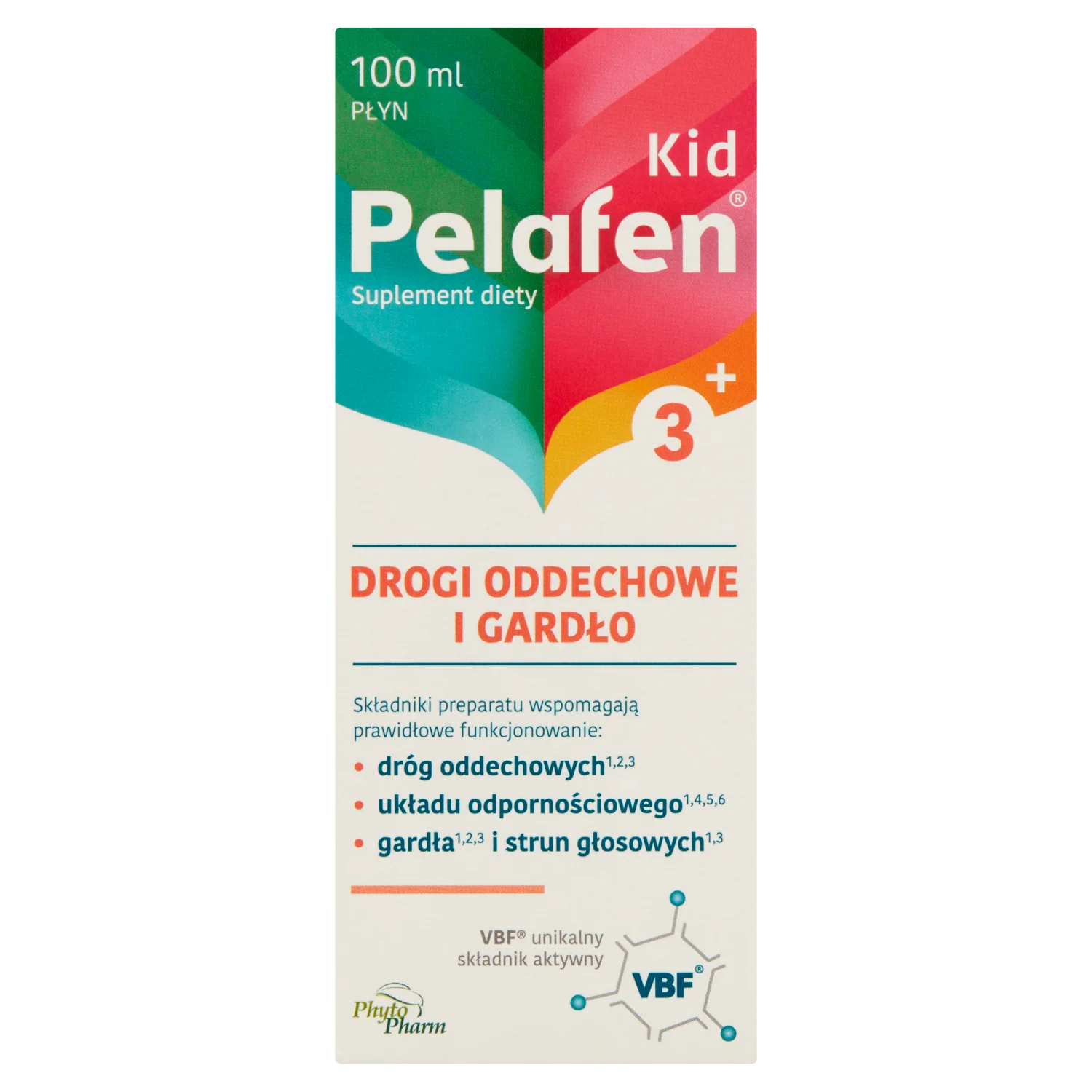 Pelafen Kid 3+, suplement diety, 100 ml