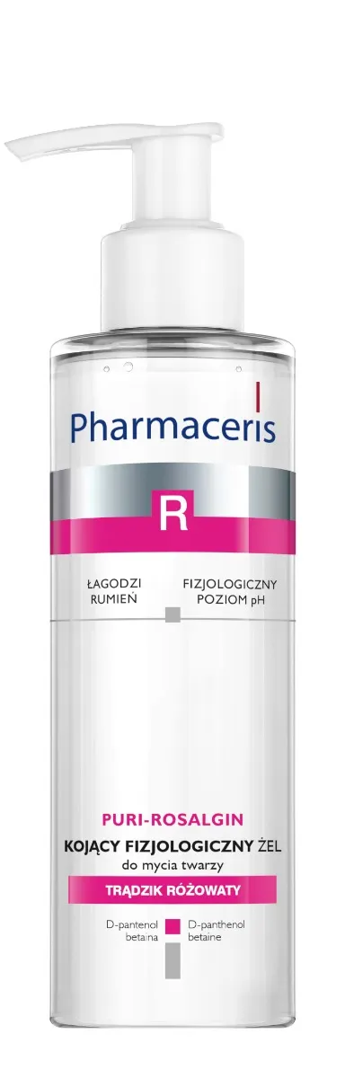 Pharmaceris R Puri-Rosalgin, kojący fizjologiczny żel do mycia twarzy i okolic oczu, 190 ml