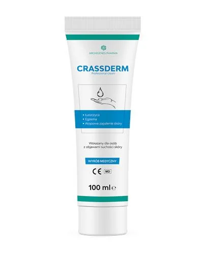 Crassderm Professional, krem dla osób z objawami suchości skóry, 100 ml