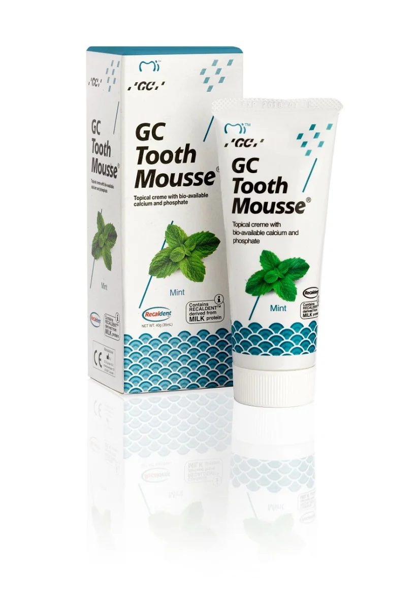 GC Tooth Mousse, Pasta bez fluoru Mięta, 35ml