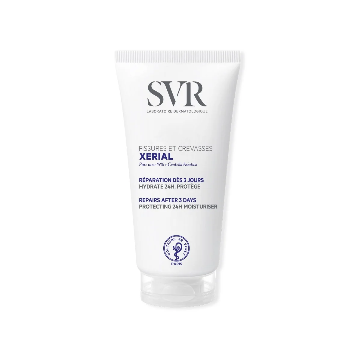 SVR Xerial Fissures Crevasses Creme, krem do skóry spierzchniętej z mocznikiem 5%, 50 ml