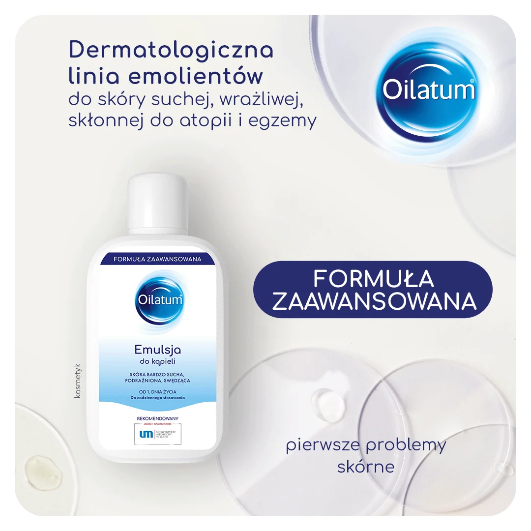 Oilatum Formuła Zaawansowana Emulsja do kąpieli skóra bardzo sucha, podrażniona, swędząca, 250 ml