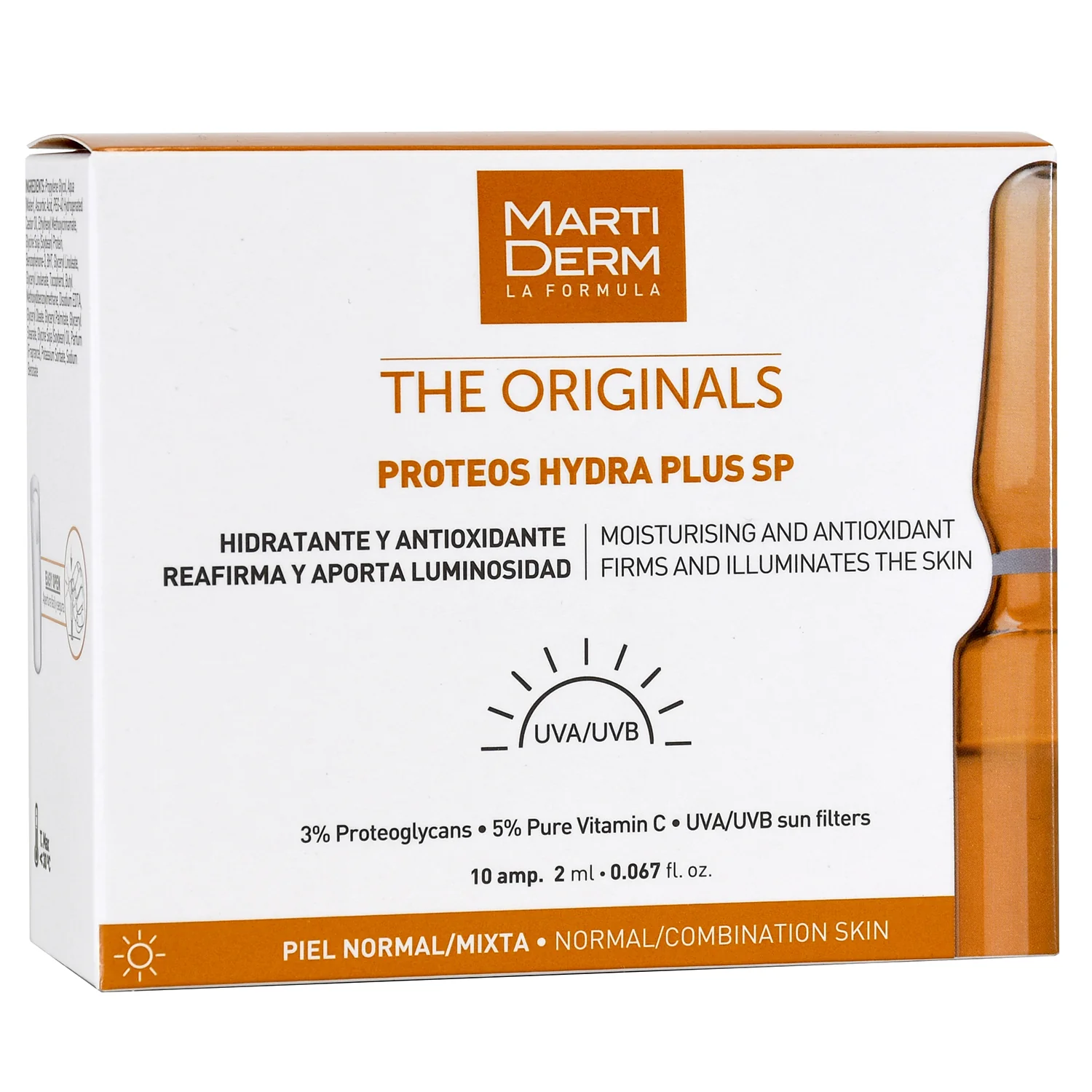 Martiderm The Originals Proteos Hydra Plus SP serum do twarzy w ampułce, 10 x 2 ml