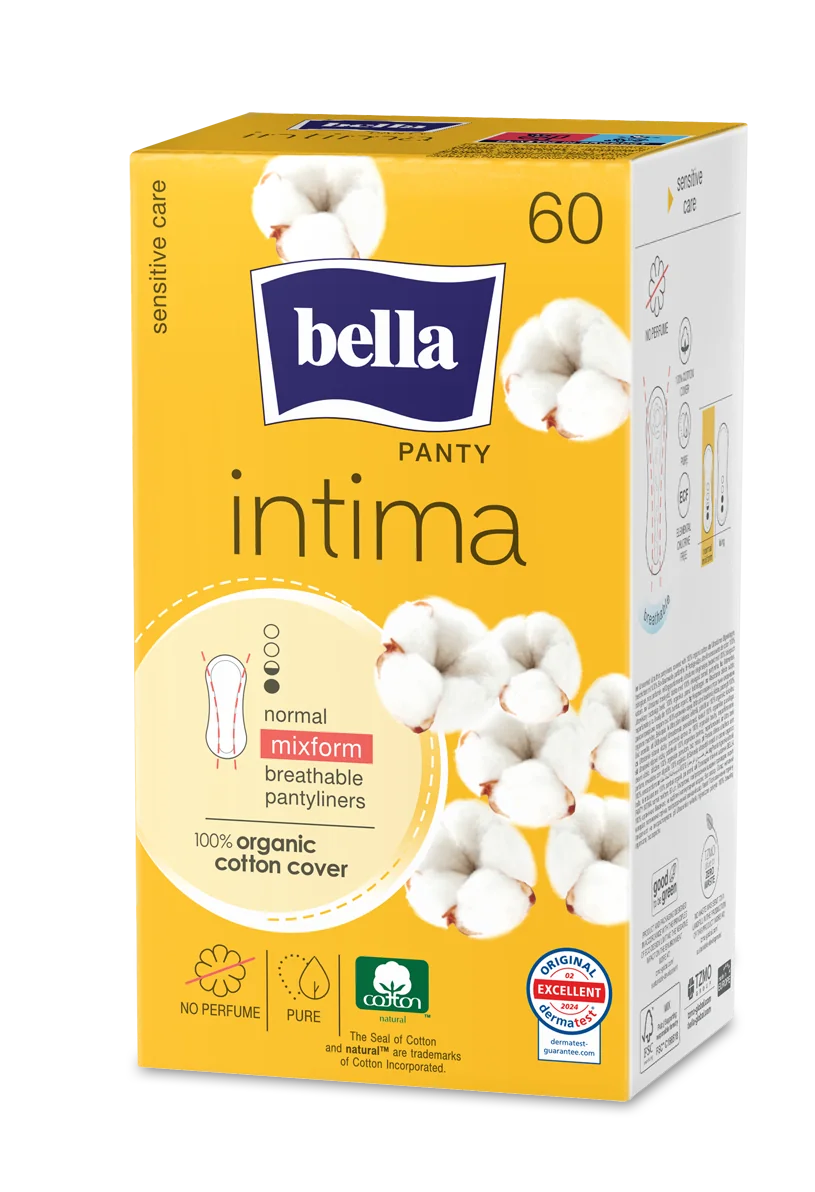 Bella Panty Intima Normal Mixform, ultracienkie wkładki higieniczne, 60 szt.