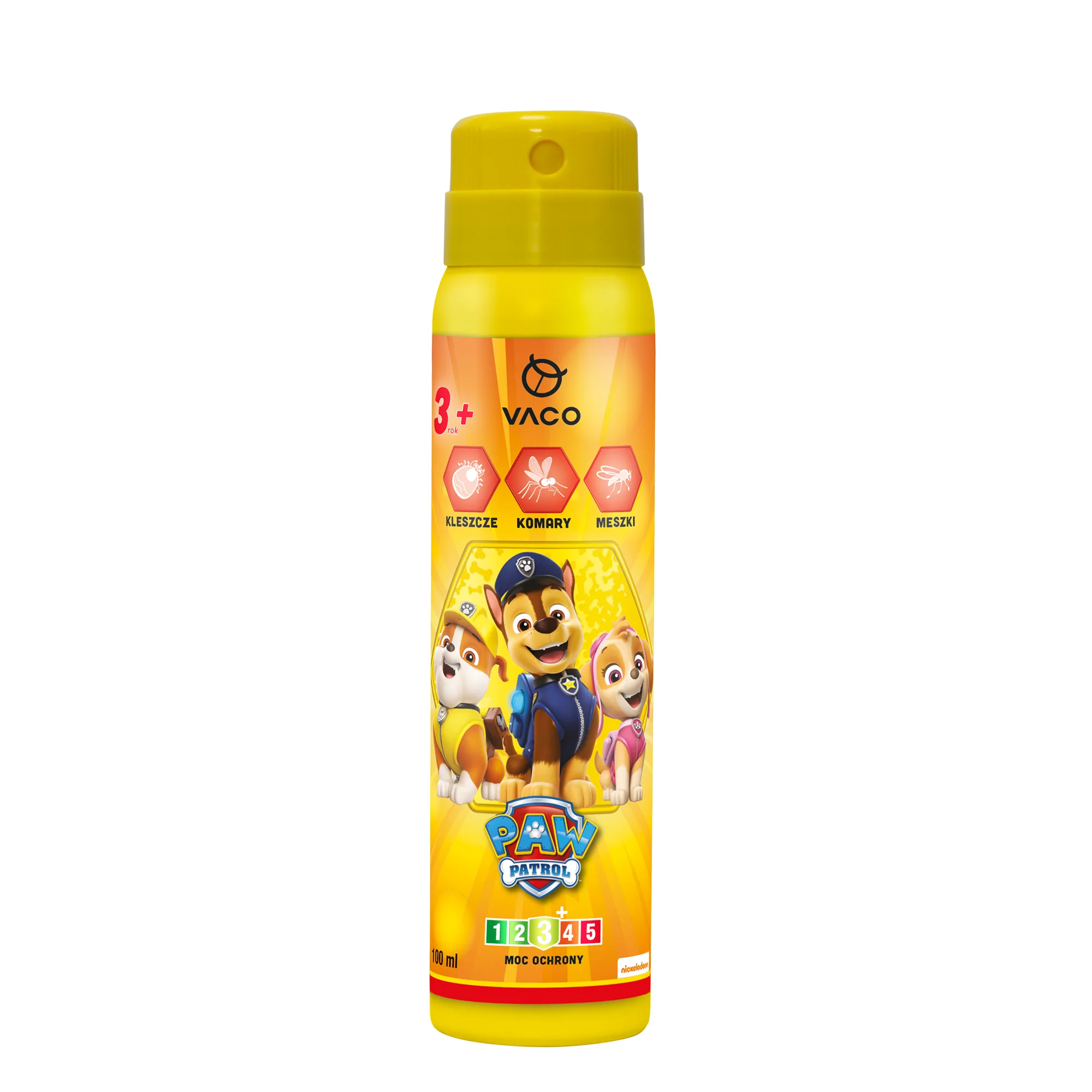 Vaco Kids, spray na kleszcze, komary i meszki, dla dzieci od 36 miesięcy, 100 ml