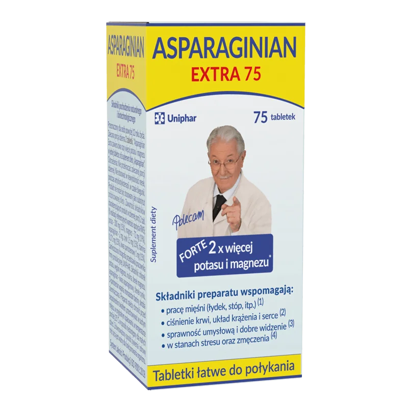 Asparaginian Extra, 75 tabletek