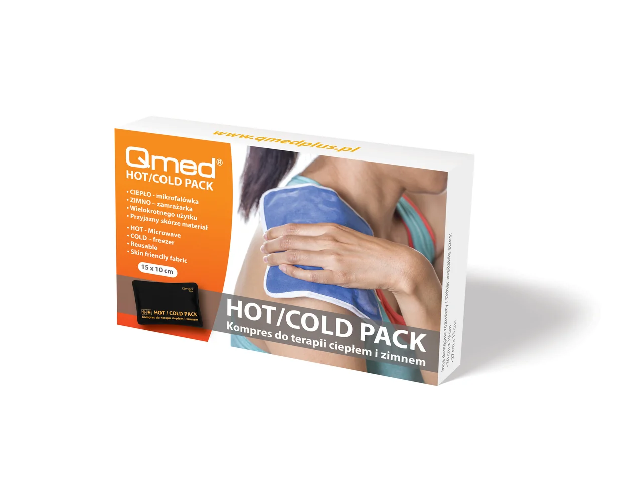 Qmed Hot Cold Pack, kompres do terapii ciepłem i zimnem 10x15 cm, 1 szt.