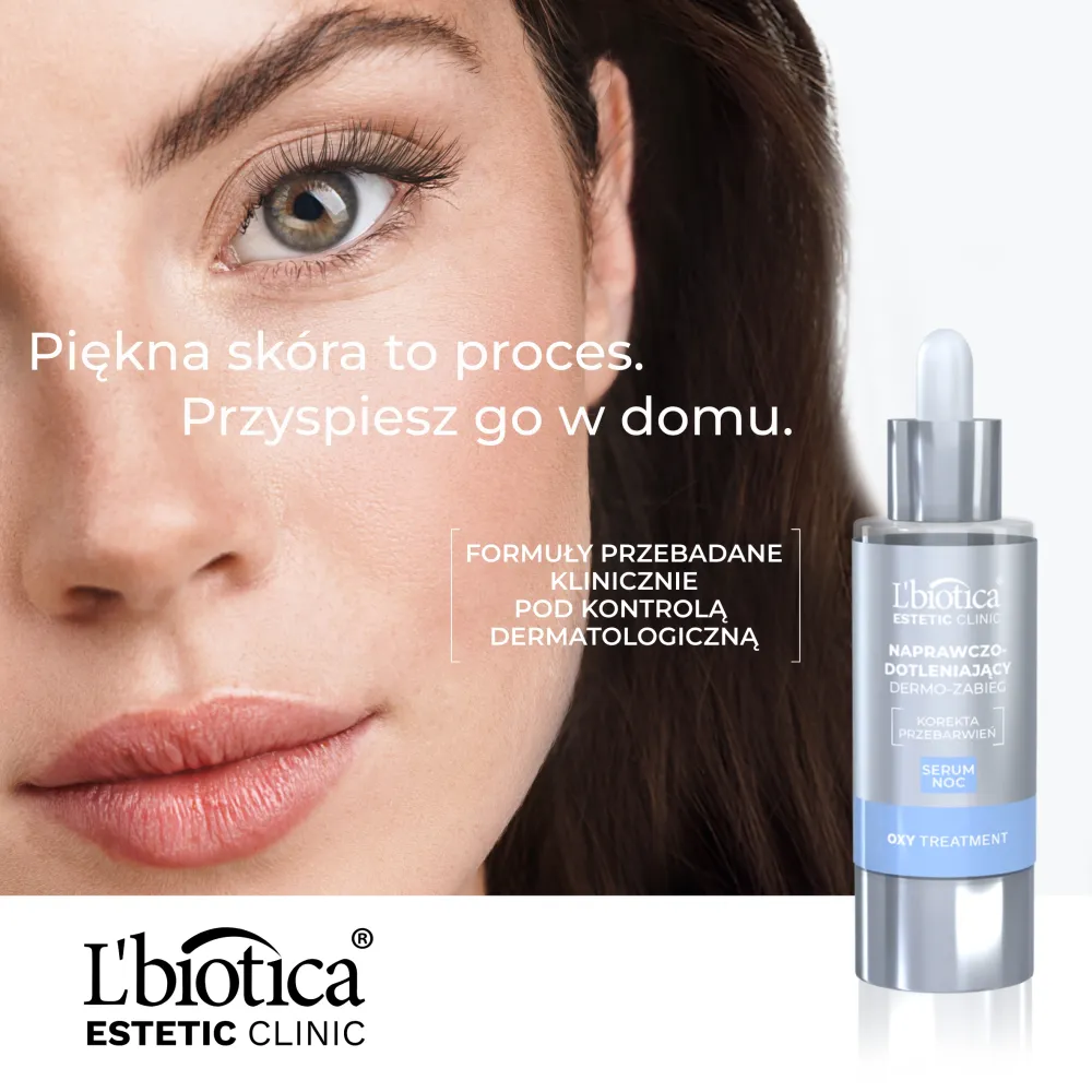 L'biotica Estetic Clinic Oxy Treatment naprawczo-dotleniający dermo-zabieg serum noc, 30 ml 